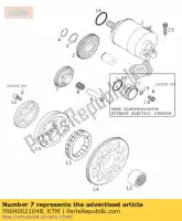 59040021048, KTM, reductiekast 48-z / 15-z ktm exc mxc sx sxs xc 250 400 450 520 525 540 1999 2000 2001 2002 2003 2004 2005, Nieuw