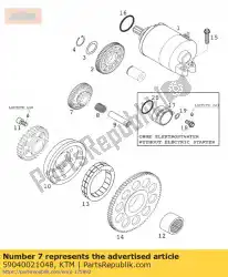 Aquí puede pedir reductor 48-z / 15-z de KTM , con el número de pieza 59040021048: