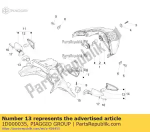 Piaggio Group 1D000035 prawy kierunkowskaz - Dół