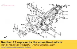 Ici, vous pouvez commander le rondelle, 10mm auprès de Honda , avec le numéro de pièce 90441MT3000: