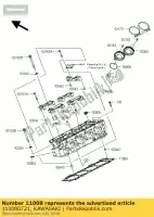 110080721, Kawasaki, head-comp-cylinder zx1000jbf kawasaki zx 1000 2011 2012 2013 2014 2015, New