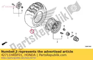 Honda 42711HR0F01 pneumatico (cst) (25x10-12) - Il fondo