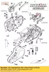 Here you can order the no description available from KTM, with part number 58330011000: