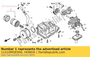 honda 11210MGE000 padella, olio - Il fondo