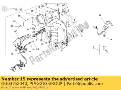 Tutaj możesz zamówić wsparcie licznika kilometrów od Piaggio Group , z numerem części GU03762040: