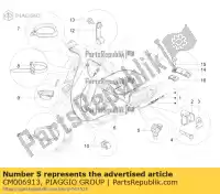 CM006913, Piaggio Group, spr??yna ustalaj?ca rury / kable     , Nowy