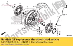 Here you can order the collar, fr. Axle distance from Honda, with part number 44620MCA000:
