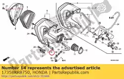 Ici, vous pouvez commander le tube assy., vidange auprès de Honda , avec le numéro de pièce 17358KR8750: