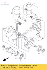 suzuki 1220036F30 krukas assy - Onderkant