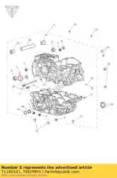 Qui puoi ordinare rondella limitatore cambio da Triumph , con numero parte T1180101: