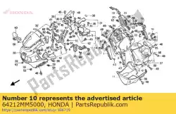 Here you can order the stay, r. Upper middle cow from Honda, with part number 64212MM5000: