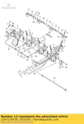 gewricht, nr. 4 van Suzuki, met onderdeel nummer 1347135F20, bestel je hier online: