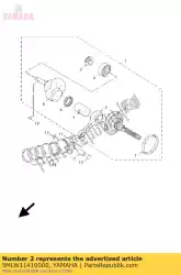 Aquí puede pedir manivela 1 de Yamaha , con el número de pieza 5MLW11410000: