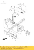 1222036F40, Suzuki, crankshaft comp suzuki rm 125 2006 2007 2008, New