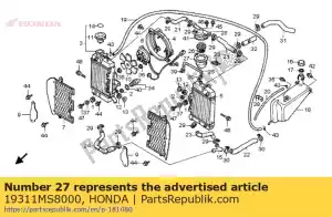 honda 19311MS8000 boîtier, thermostat - La partie au fond