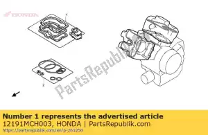 Honda 12191MCH003 pakking, cilinder - Onderkant