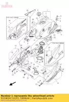 51DW241101P3, Yamaha, assy de réservoir de carburant yamaha ybr 125 2012, Nouveau