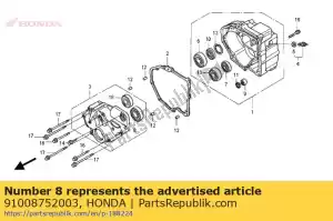 Honda 91008752003 roulement, bille radiale, 62 / - La partie au fond