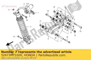 Honda 52473MY1000 colletto, attacco cuscino - Il fondo