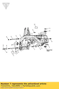 Triumph T3332541 bullone, skt / hd, m10, 75 lg - Il fondo