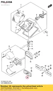 suzuki 3597024D60 réflecteur - La partie au fond