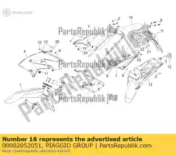 Ici, vous pouvez commander le vis auprès de Piaggio Group , avec le numéro de pièce 00002052051: