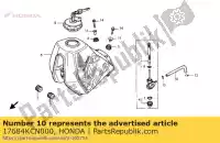 17684KCN000, Honda, buis, brandstof honda clr xlr 125 1998 1999, Nieuw