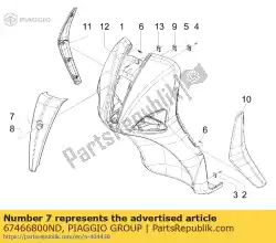 Here you can order the cover from Piaggio Group, with part number 67466800ND: