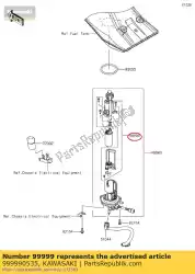 Here you can order the kit.,fuel filter klx250sgf from Kawasaki, with part number 999990535: