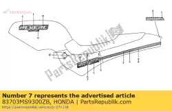Here you can order the mark,l. Sid*type2* from Honda, with part number 83703MS9300ZB: