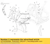 62192900BR, Piaggio Group, escotilla frontal     , Nuevo