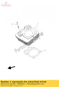 yamaha 4D3113110100 cylindre 1 - La partie au fond