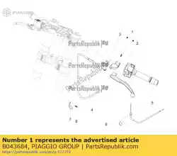 Tutaj możesz zamówić d? Wignia sprz? G? A kpl. Od Piaggio Group , z numerem części B043684: