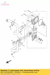 Aqui você pode pedir o capa, habitação em Yamaha , com o número da peça B67124220000: