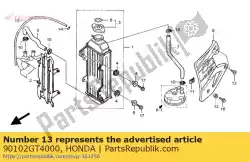 schroef, speciaal, 5mm van Honda, met onderdeel nummer 90102GT4000, bestel je hier online: