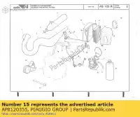 AP8120355, Piaggio Group, Olieplug pakking aprilia pegaso moto rx rsv etv rst tuareg rally marce amico lx sport cat eng cc sp capo nord futura tuono 0 125 650 1000 50 3 5 6 122, Nieuw