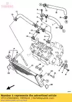 3TC125820000, Yamaha, joint, tuyau 2 yamaha tz 250, Nouveau