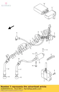 Suzuki 3280045C01 conjunto rectificador - Lado inferior