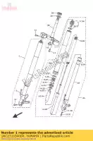 1RC231034000, Yamaha, conjunto de horquilla delantera (dcha.) yamaha mt 900 2016, Nuevo