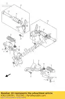 4361039G00, Suzuki, Bar comp, pillio suzuki vz intruder m800 u vl c800c cue c800 ue zu m1500 vlr c1800 r black edition c800b z ru2 touring rt m800z volusia  vz800 marauder vl800c vz800z vlr1800r c1800r vlr1800 vl800 vz1500 vl800ct vl800b vl1500bt vl1500t 800 1500 1800 , Nuovo