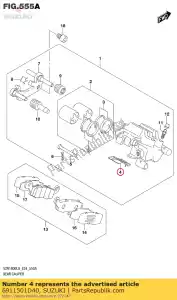 suzuki 6911501D40 wiosna, podk?adka - Dół