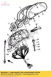 Here you can order the speedometer assy from Yamaha, with part number 36Y83570G100: