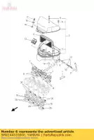 5PW144510000, Yamaha, luchtfilter yamaha yzf r 1000 2002 2003, Nowy