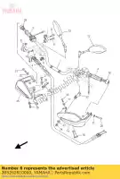 2BS262810000, Yamaha, casquette, poignée supérieure yamaha  xt 1200 2014 2015 2017 2019 2020 2021, Nouveau