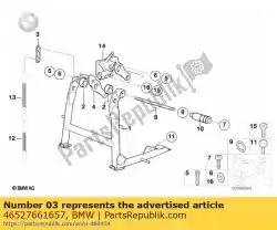 Ici, vous pouvez commander le manille auprès de BMW , avec le numéro de pièce 46527661657: