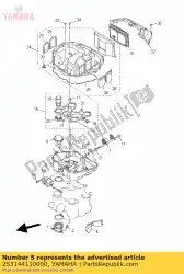 Aquí puede pedir caja, filtro de aire 1 de Yamaha , con el número de pieza 2S3144110000: