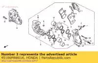 45100MR8016, Honda, aucune description disponible pour le moment honda vfr 400 1990, Nouveau