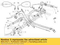 B063427, Piaggio Group, cabo de embreagem moto-guzzi v 750 2012 2014, Novo