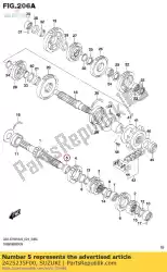 Aqui você pode pedir o bush, 5ª movimentação em Suzuki , com o número da peça 2425235F00: