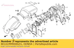 Aqui você pode pedir o fender a, * pb213m * em Honda , com o número da peça 80101MM9000ZG: